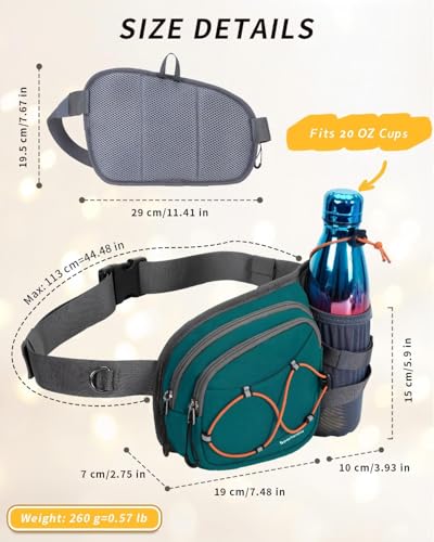 sportsnew Hydration Waist Pack Water Bottle