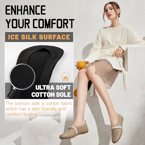 COOPLUS 7 Pairs No Show Socks Womens Ultra Low Cut Liners Non Slip Invisible Hidden Socks for Flats4