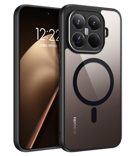 BENTOBEN Xiaomi 15T Pro P[X NA MagSafeΉ CX[d ϏՌ ČRMILKi y ^ wh~ ςȂ  ̓}Olbg ԍڃX}zz_[Ή Xgbvz[t VI~ 15T Pro X