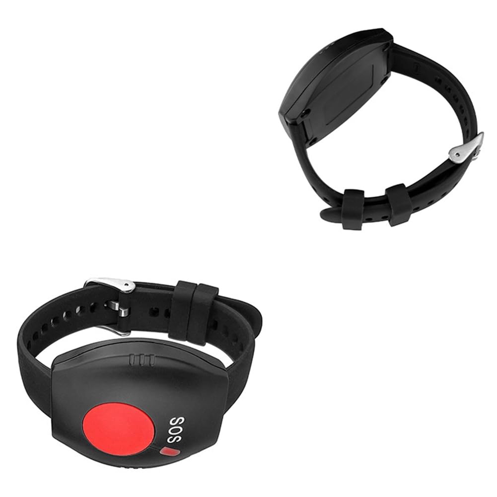 GOSER Montre-Bracelet Transmetteur de Télécommande RF Type de Montre Bouton D'Appel Télécommande Sans Bouton D'Urgence SOS 433 MHz