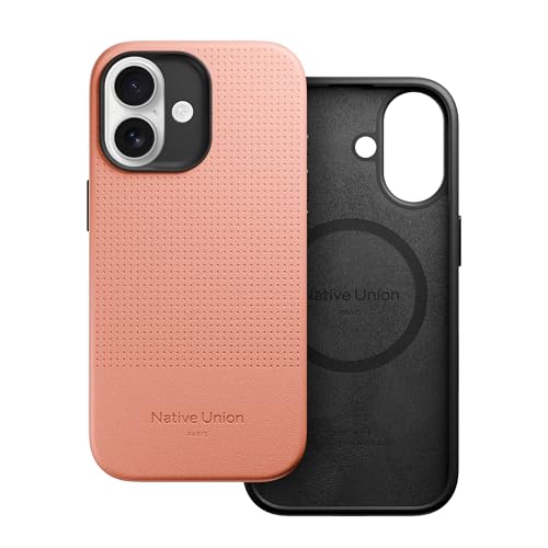Image of Native Union Active Case - MagSafe Compatible with Built-in Magnets - Rugged Design - Recycled Materials - Ultra-Durable Drop Protection up to 10ft / 3m for iPhone 17 (Apricot)