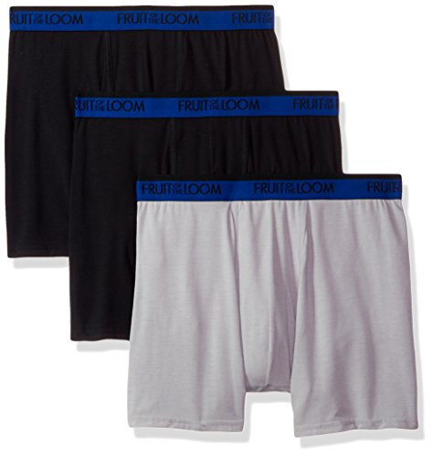 Fruit of the Loom Men's 3-Pack Premium Cool Blend Boxer Brief