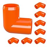 FORMUFIT F03490E-OR-8 Elbow PVC Fitting, Furniture Grade, 90 Degree, 3/4