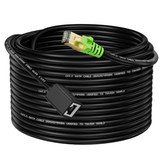 Weetcoocm Ethernet Extension Cable 1.5ft, Network Cat6a Extension Patch Cable RJ45 Cords Shielded Male to Female Connector (1.5FT)