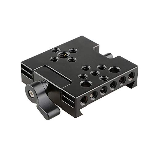 Placa de liberación rápida compatible con Manfrotto base adaptador para trípode 7