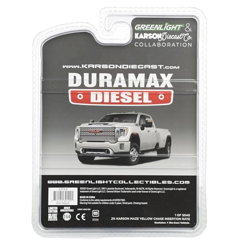 Replica 1:64 GMC Sierra 3500HD Denali Blanca miniatura 7