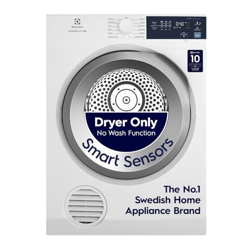Electrolux 8.5Kg Vented Dryer Machine for Clothes, Reverse Tumbli...