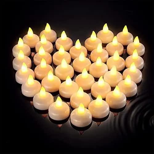 FLUZOV New LED Light Diya with Water Sensor Set of 12 | Floating Diyas | No Electricity Needed | Artificial Diya with led Light | Best for Diwali & Home Decoration | Lightning Lamp Diya (12)-image-35