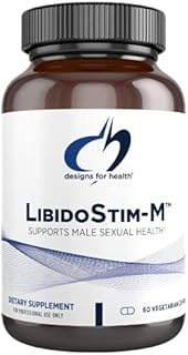 Designs for Health LibidoStim-M - Formula for Men with Tribulus, DIM + Horny Goat Weed - Non-GMO + Gluten Free Herbal Supplement to Help Maintain Normal Testosterone (60 Capsules)