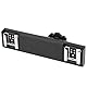 EBTOOLS Dual Hot Shoe Splitter, Kamera Dual Speedlite Flash Mount Trigger Bracket, ABS + PC Dual Extension Bracket, Schwarz 11 X 3 X 2,4 cm(Für Canon)