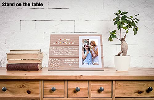 NZY-to-My-Best-Cousin-Gift-from-Aunt-Uncle-Cousin-Wedding-Birthday-Graduation-Christmas-Gift-Friends-TV-Show-Theme-Wooden-Picture-Frame-Photo-Frame NZY to My Best Cousin Gift from Aunt Uncle Cousin Wedding Birthday Graduation Christmas Gift Friends TV Show Theme Wooden Picture Frame Photo Frame