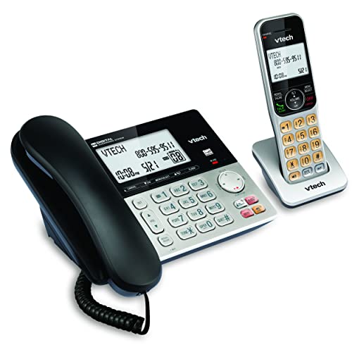 Vtech VG208 Dect 6.0 Corded/Cordless Phone For Home With Answering Machine, Call Blocking, Caller Id thumb #10