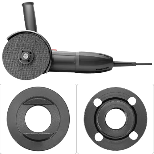 QWORK® Juego de tuercas de brida y llave de brida para amoladoras angulares universales de 125 mm - imagen 4