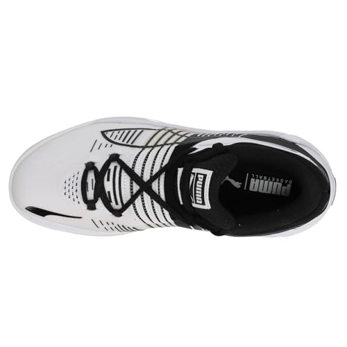 PUMA Mens Fusion Nitro Basketball Sneakers Shoes - White4