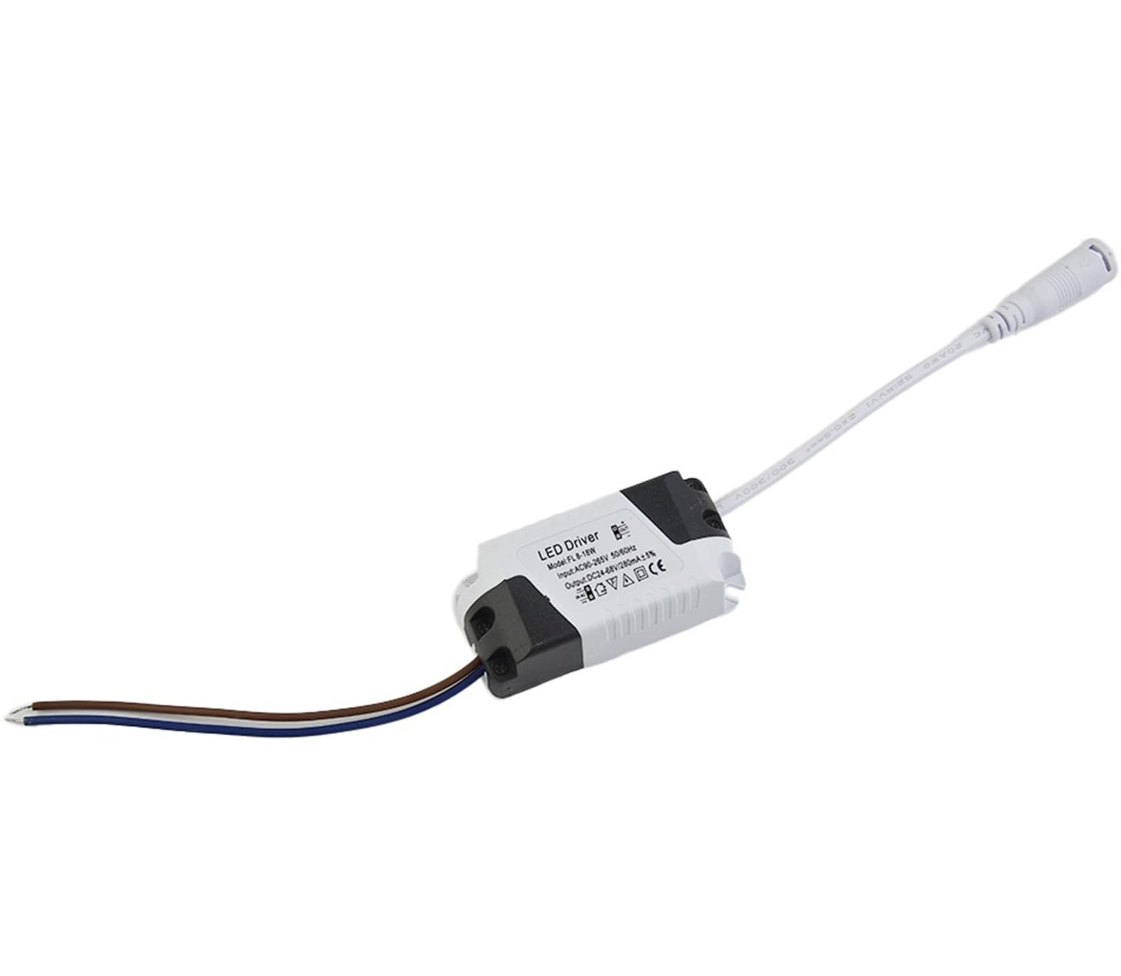 FCARUMIQP LED Driver AC 110V 220V to 12V 24V 8-18W 8-24W Lighting for Ceilling Lamp Accessories