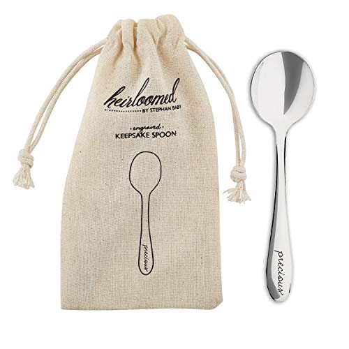 stephan baby heirloomed collection engraved stainless steel keepsake spoon precious
