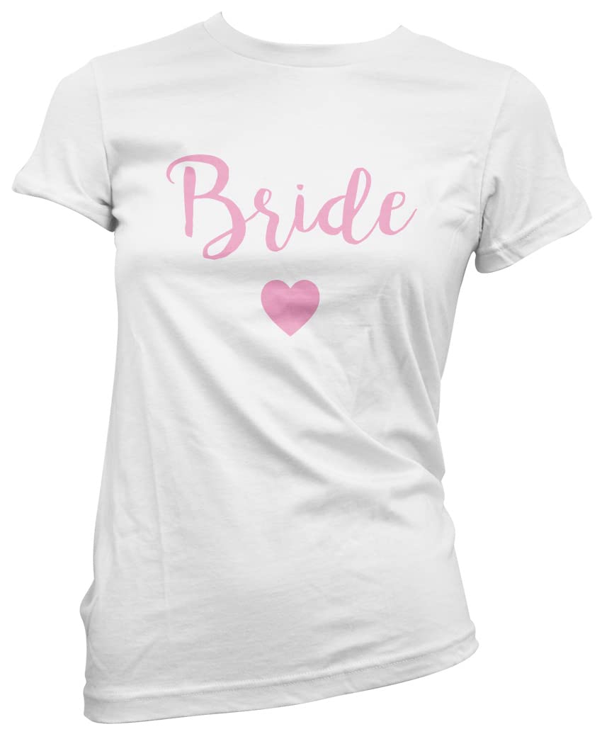 Hotscamp Women's White Bride T-Shirt - 8