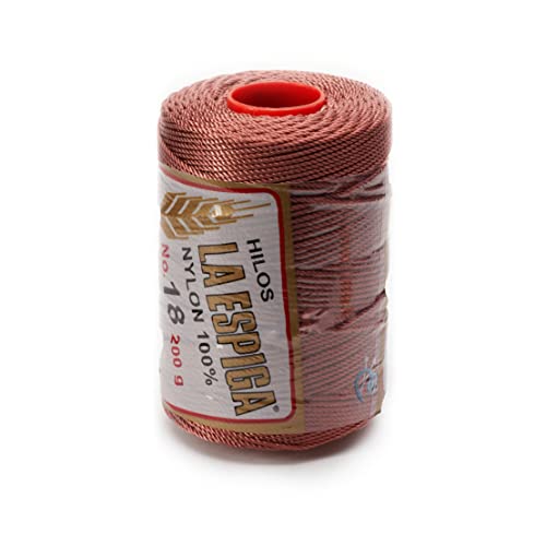 Image of Espiga No.18-100% Nylon Omega String Cord for Knitting and Crochet - 45 Rosewood Pink