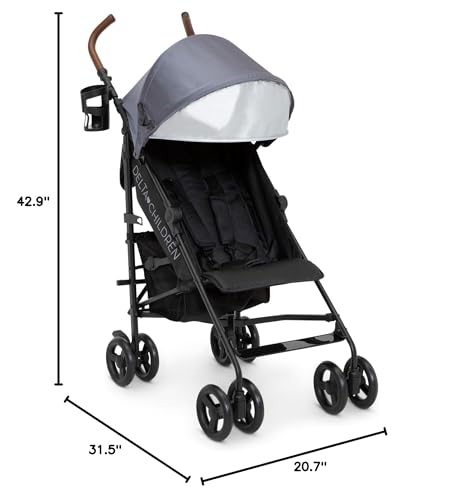 Delta Children 11464-2370 365 Plus Stroller - Lightweight Travel Stroller With Compact Fold thumb #2