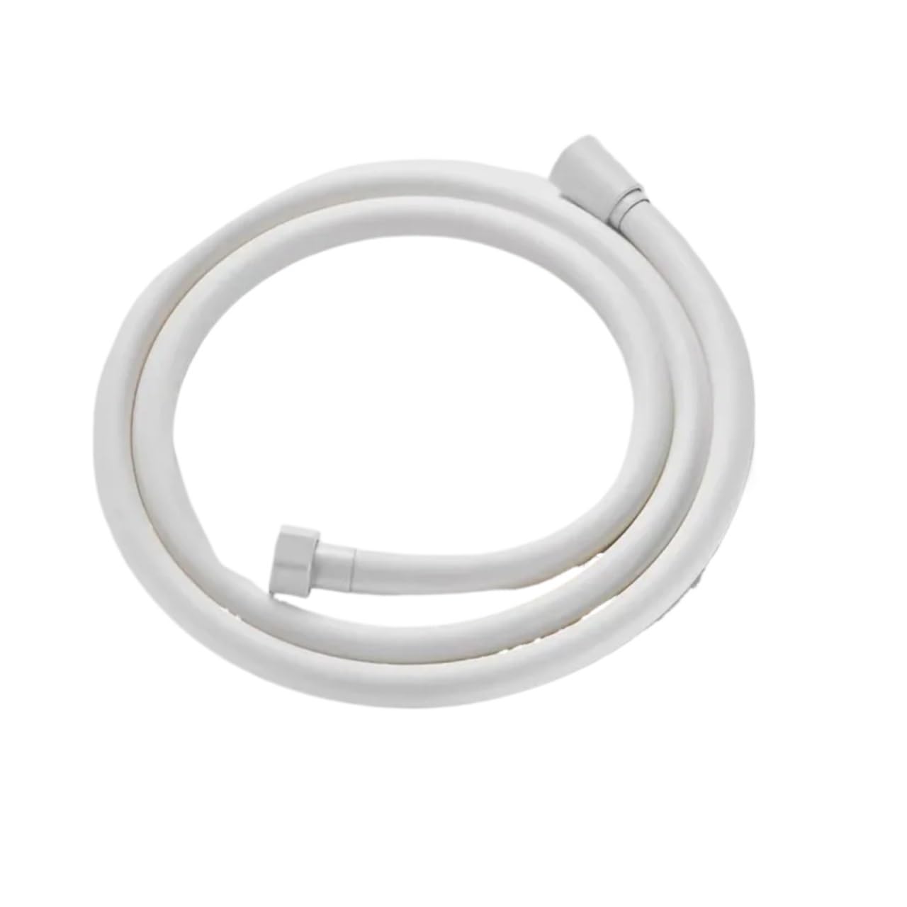 1PC Silicone Shower Hose 1.5/2/3M Flexible Bath Tube Explosion Proof Plumbing Pipe Soft with Baby Skin Touch(White,300cm)