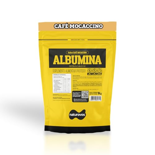 Albumina Sabor Mocaccino 1Kg, Naturovos