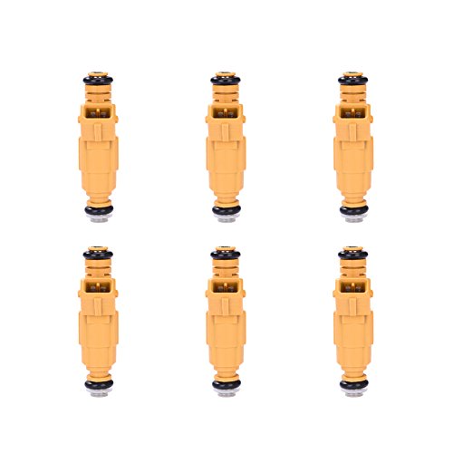Catinbow 0280155700 0280155710 6PCS Engine Fuel Injector Set for Jeep Grand Cherokee Wrangler Comanche 4.0L For-d Mercury Lincoln 4.6L 5.0L 6.8L