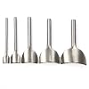 Yaetek 5 Sizes DIY Leather Craft Arc-Shaped Punch Cutter Tools 10mm, 20mm, 30mm, 40mm, 50mm Belt Strap Wallet Bag End