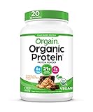 Orgain Organic Plant Based Protein Powder, Chocolate Peanut Butter - Vegan, Low Net Carbs, Non Dairy, Gluten Free, Lactose Free, No Sugar Added, Soy Free, Kosher, 2.03 Pound (Packaging May Vary)