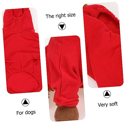 Disfraz para perro Halloween UPKOCH L rojo miniatura 2
