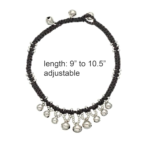 Image of kelistom Bohemian Ankle Bracelets for Women Handmade Natural Stone Beaded Chain Anklet