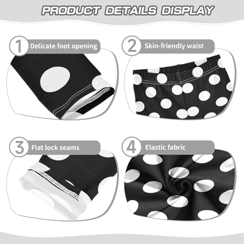 Girls Leggings Yoga Pants Tights Trousers for Kids Christmas Cat Polka Dot..2