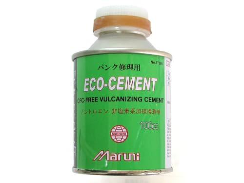 マルニ工業 エコ・セメント パンク修理用 100cc （ハケ付） 自転車 パンク チューブ タイヤ 修理 ノントルエン