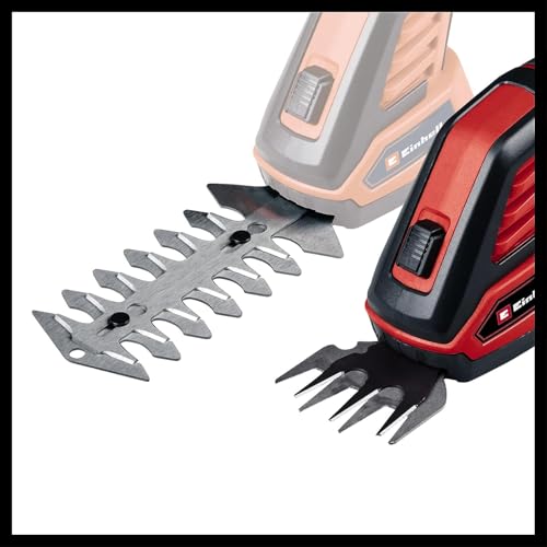 Einhell Akku-Gras und Strauchschere GC-CG 3,6/70 Li WT (3,6 V, 2,0 Ah Li-Ion Akku, 70 mm Grasscherenmesser, 110 mm Strauchscherenmesser, inkl. Ladekabel) 5