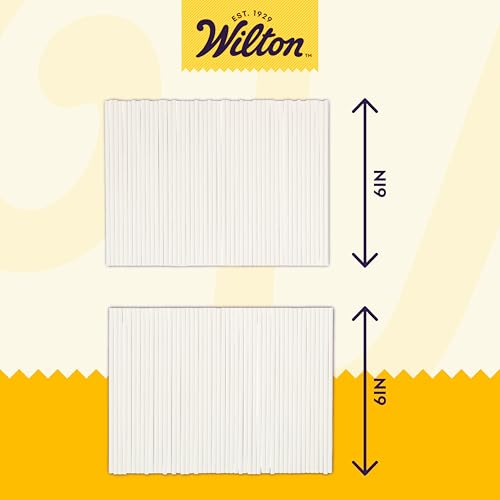 Wilton White 6-Inch Lollipop Sticks, Cake Pop Sticks, 100-Count Currenlty #1 item for "lollipop sticks" search