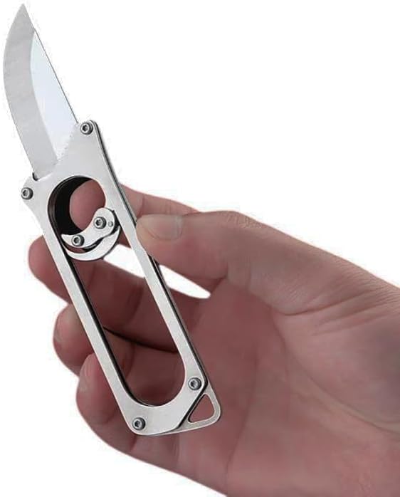 NHDT SN09 Stainless Steel Small pocket knife,1.77Inch 7Cr Steel Blade Sharp portable knife,Indoor,Hunting,Camping, Fishing, Outdoors Tactical Knife