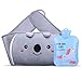 Hot Water Bottle, Warm Water Bag Rubber Hot Water Pouch with Soft Plush Hand Waist Warmer Cover Hot Water Bag for Pain Relief from Arthritis, Headaches, Hot and Cold Therapy