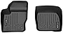 SMARTLINER Custom Fit Floor Mats 1st Row Liner Set Black for 2012-2018 Ford Focus (No RS Models)