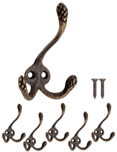 Fuxxer Rustikale Eisen-Haken, Garderoben-Haken, Gusseisen Design,...