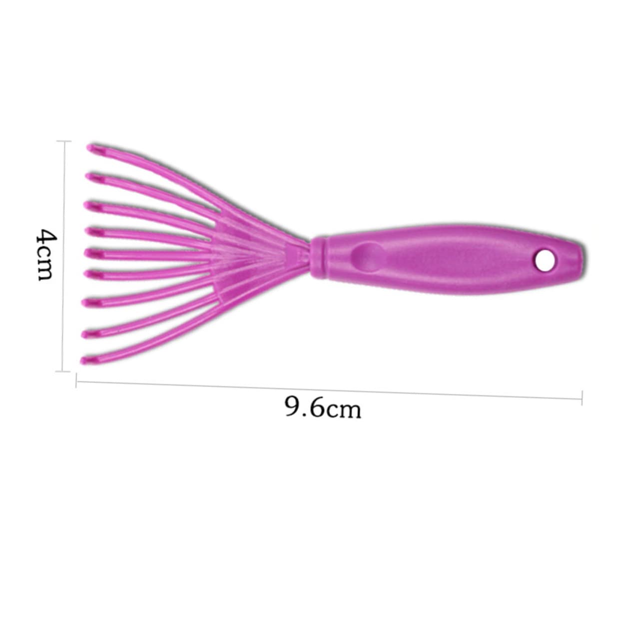 VICASKY Cosmetic Brush Cleaner 8pcs Hair Brush Cleaning Claw Detangler for Curly Hair Random Color