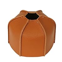BORDSTRACT PU Leder Camping Kraftstoff Gas Kanister Abdeckung Schutz, Handgefertigtes Retro-Gastankholster, 230g/450g Gas Zylinder Lagerung Schutz