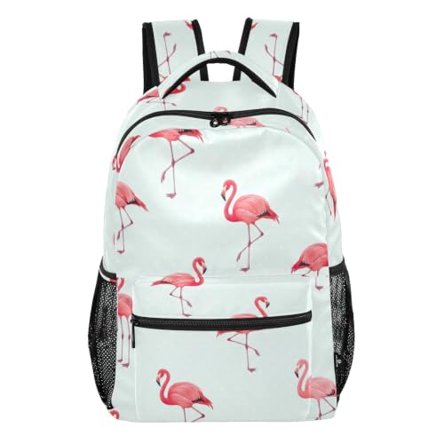 Sac d'école flamants roses pour adolescentes et fillettes