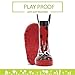 Western Chief Girls' Waterproof Printed Rain Boot with Easy Pull on Handles, Lucy the Ladybug, 5 M US Toddler