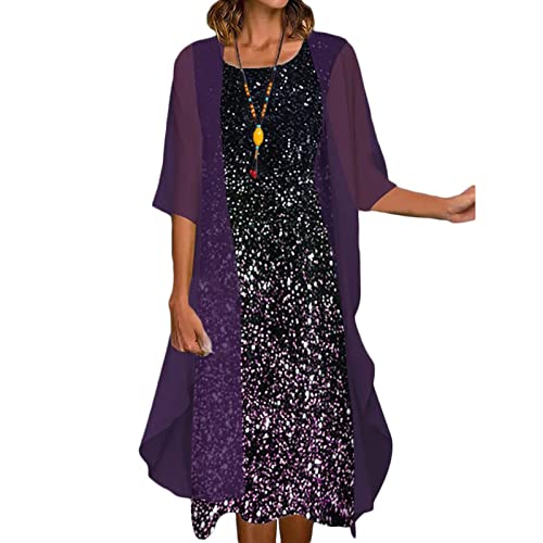 MICKURY Cinderella Kleid Damen,umstandshochzeitskleider,Kleider für...