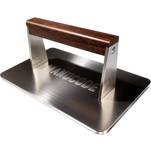 Manucode Stainless Steel Bacon Press