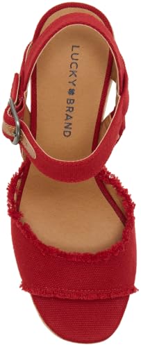 Image of Lucky Brand Women's Mindra Espadrille Wedge Sandal