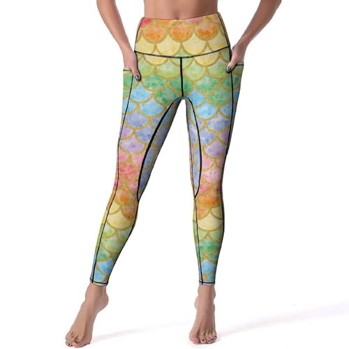 Legging de yoga sirène pour femmes athlétiques du gym au jogging quotidien