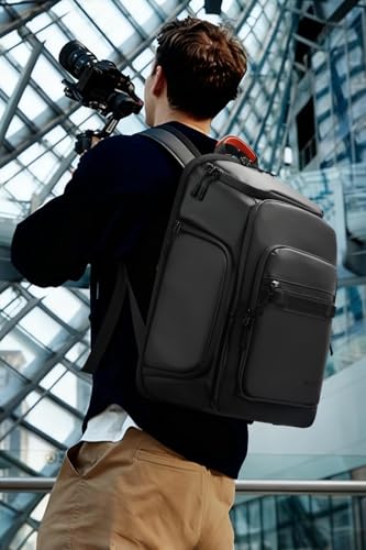 BOPai Camera Backpack Bag Professional Waterproof for Photographers with Rain Cover, Tripod Holder, Small Bag Photography Backpack Case men