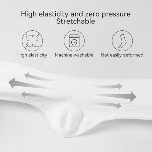Image of Womens Crew Toe Sock, Colorful Cotton Toe Socks for women Arch Support, Casual Calf Running Five-Toe Design(3&6pairs)