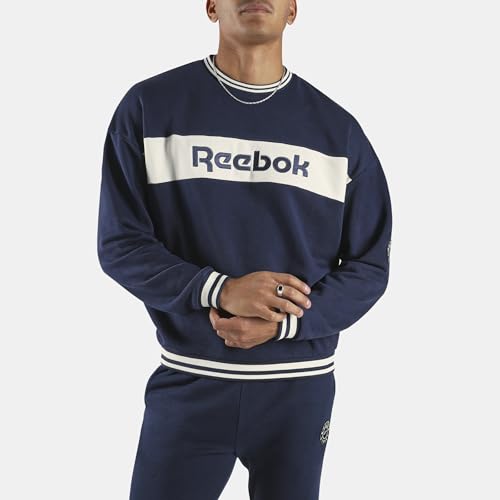 Reebok Lawn Club Crew sweat homme, maillot de survêtement décontracté style sport