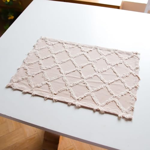 Set de table antidérapant au motif losange pour vos repas - 2